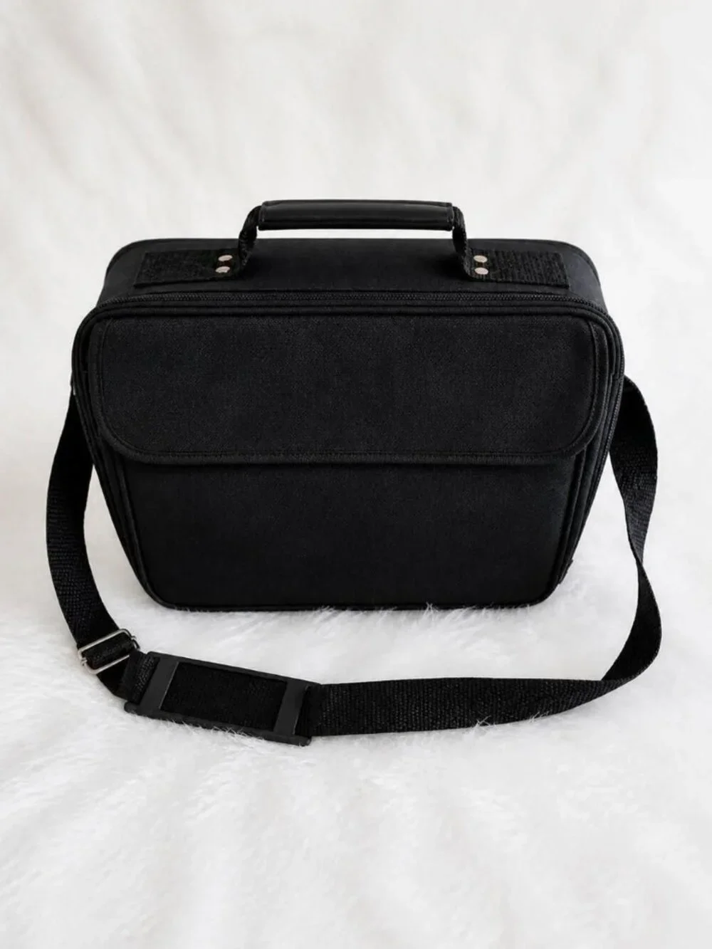 Padded Sewing Kit Organizer Case with Compartments & Shoulder Strap